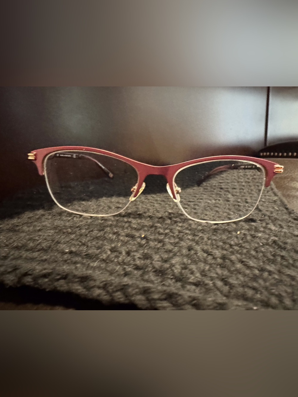 New Diane von Furstenberg DVF 8064 630 Dark Rose Eyeglasses 50/17/135.